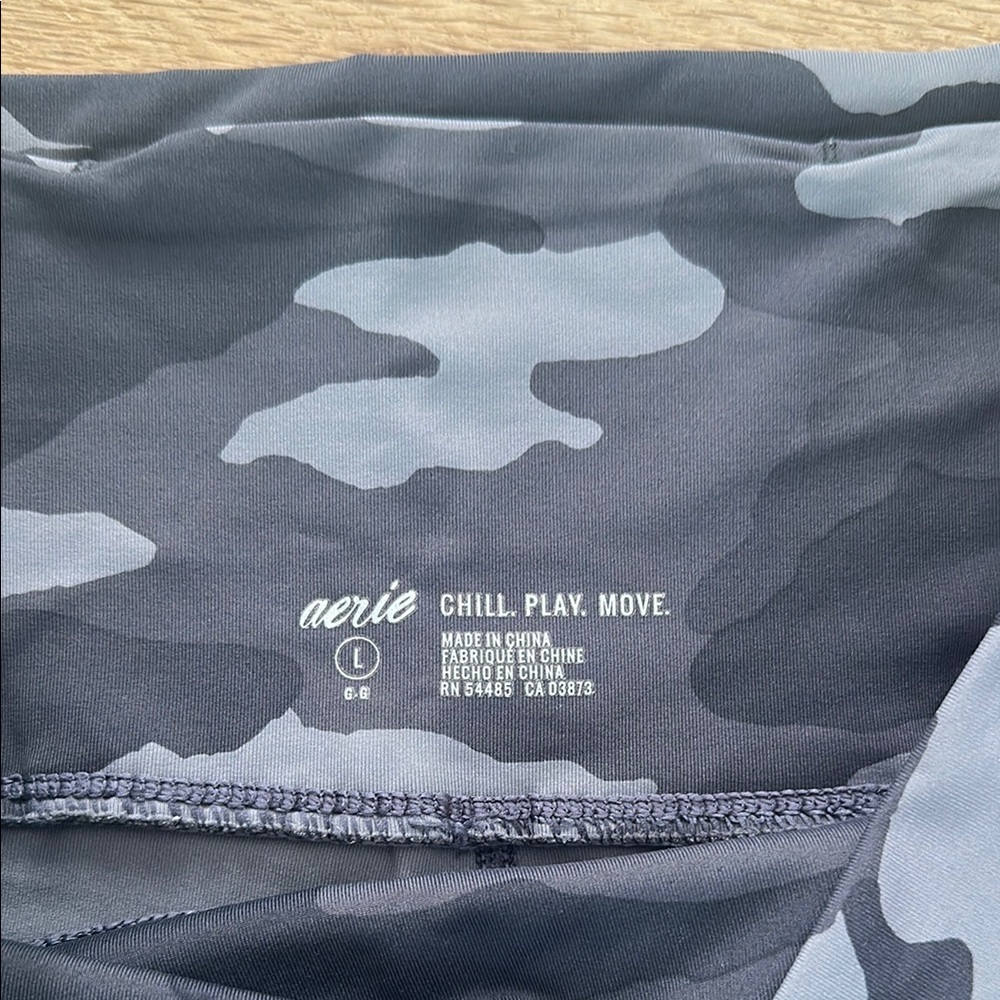 Stylish Leggings Set - Camouflage, Multicolor, and Pink Aerie CLS - Picture 2 of 4